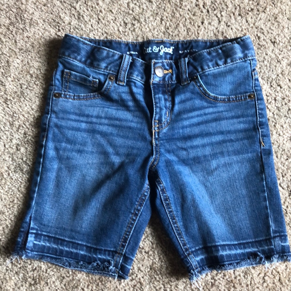 Girls Bermuda shorts 7/8 denim